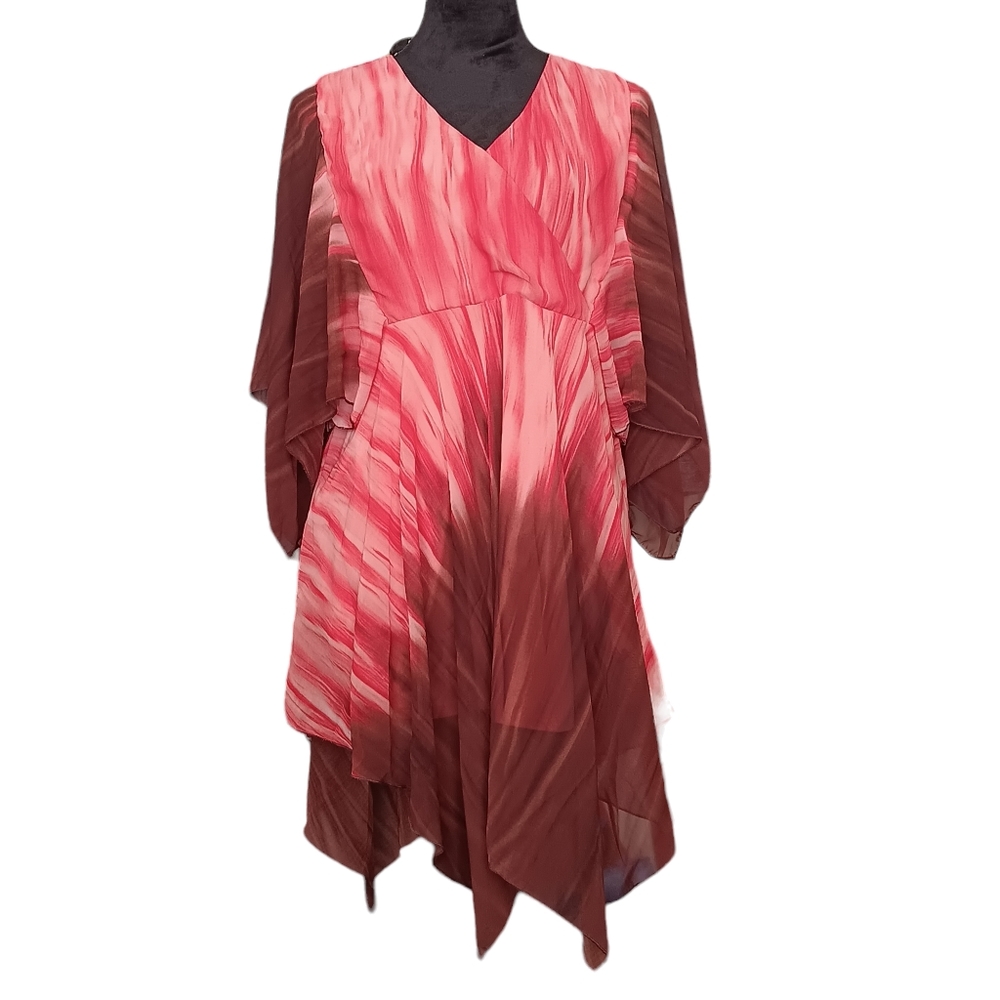 Antthony Long & Lucious Multi-Color Tunic Blouse Women's Size Large